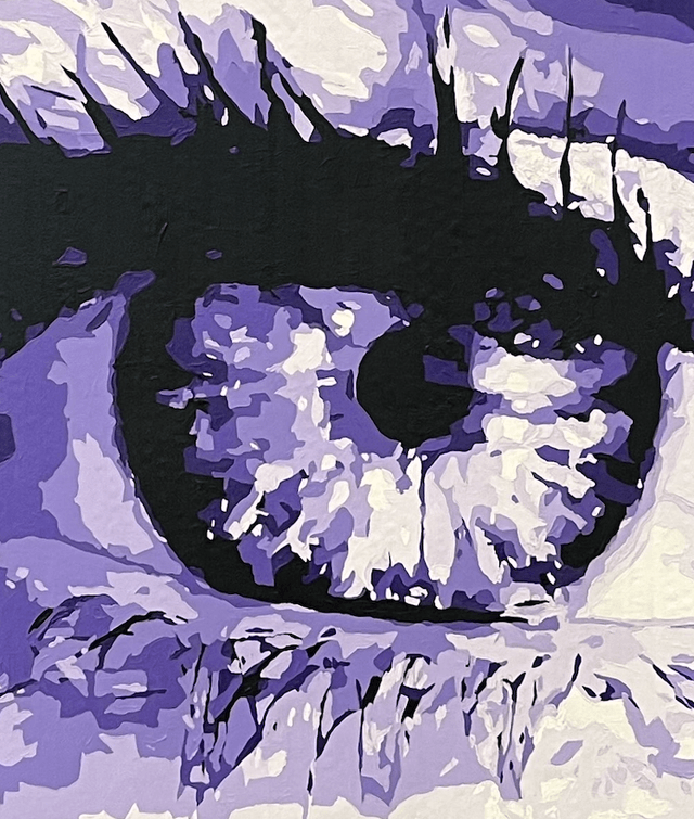 EYE [PEINTURE SUR CARTON]