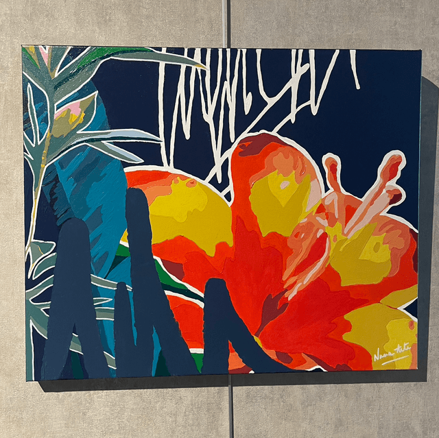 FLOWER JUNGLE [PEINTURE SUR TOILE]