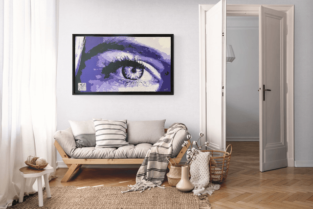 EYE [PEINTURE SUR CARTON]